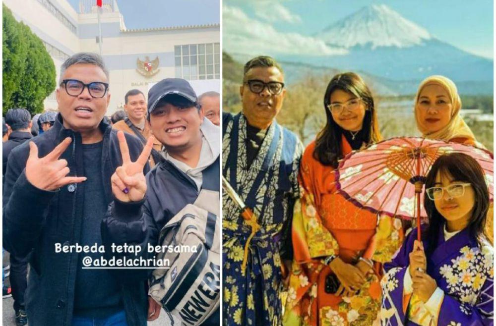 9 Potret Liburan Abdel Achrian dan Keluarga di Jepang, Ikut Nyoblos!