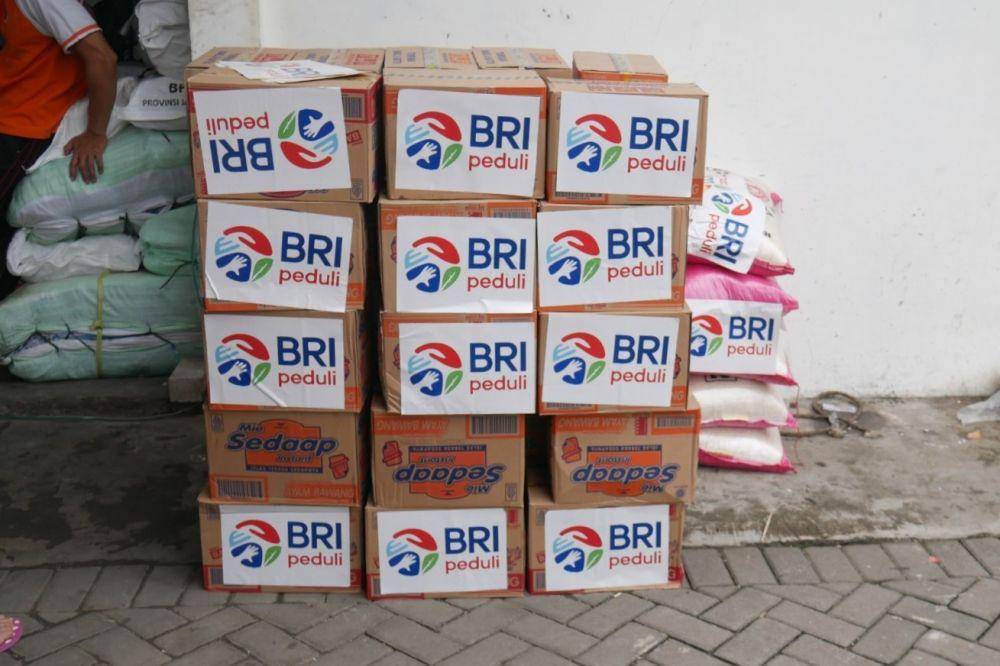 Paket bantuan BRI Peduli untuk warga terdampak banjir di Grobogan dan Demak (dok. BRI Peduli)