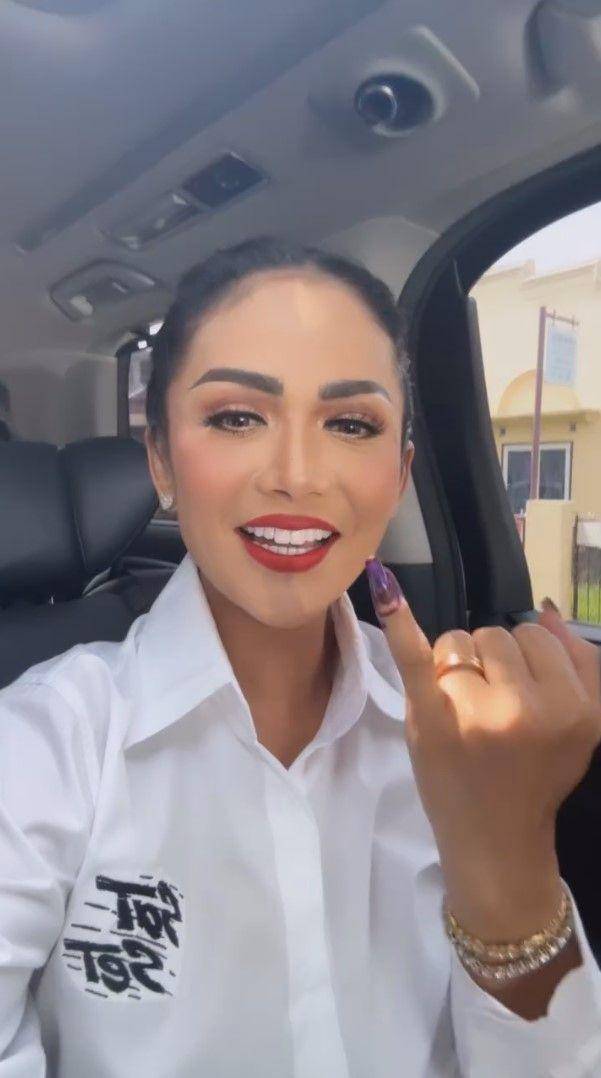 artis nyaleg nyoblos Pemilu 2024 (instagram.com/krisdayantilemos)