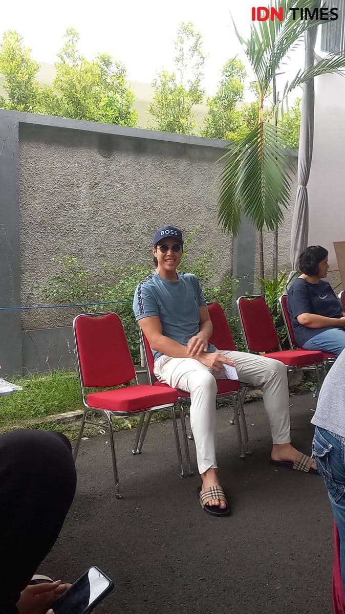 El Rumi di TPS 051 di kawasan Pondok Indah, Jakarta Selatan pada Rabu (14/02/2024) (IDN Times/Ines Suseno)