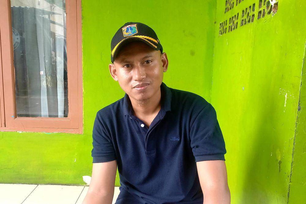 potret Sanusi, Ketua RT. 010 Kebon Jeruk, Jakarta Barat (dok. Pribadi/Ines Melia)