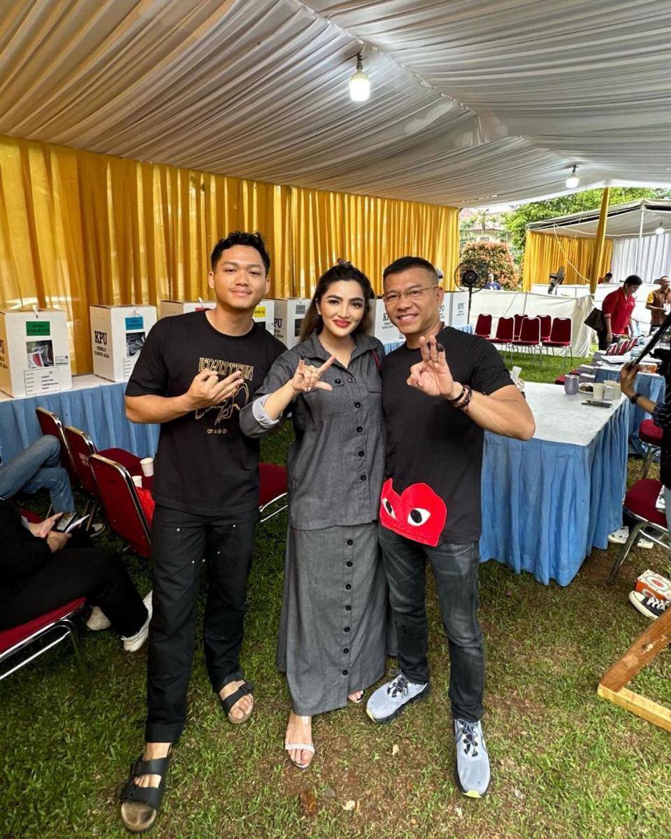 artis nyaleg nyoblos Pemilu 2024 (instagram.com/ashanty_ash)
