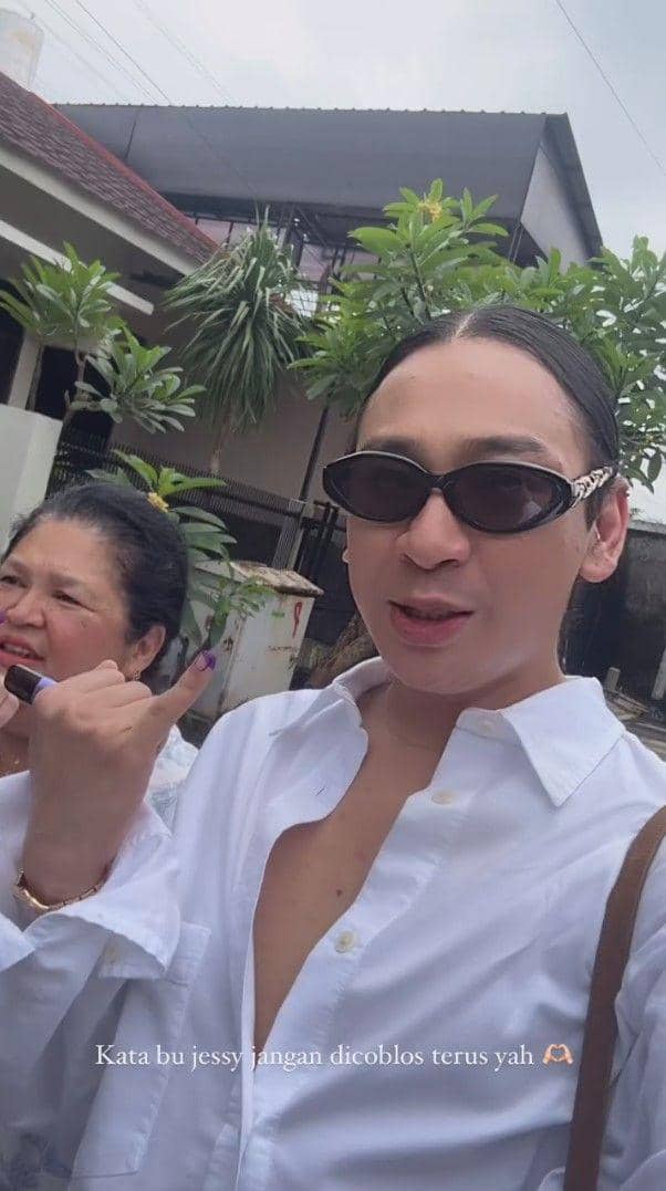 selebgram dan influencer nyoblos Pemilu 2024 (instagram.com/joviadhiguna)