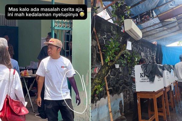 10 Potret Kejadian Nyeleneh di TPS Pemilu, Pengalamannya Gen Z Kocak!