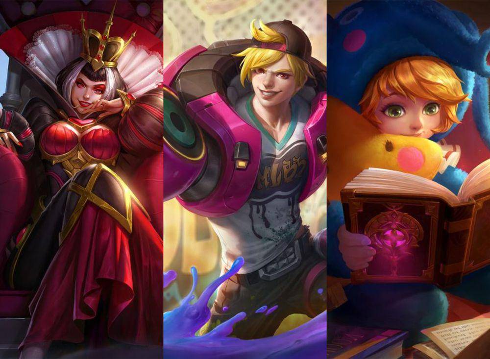 tampilan hero Aurora, X.Borg dan Nana (dok. Moonton/Mobile Legends)