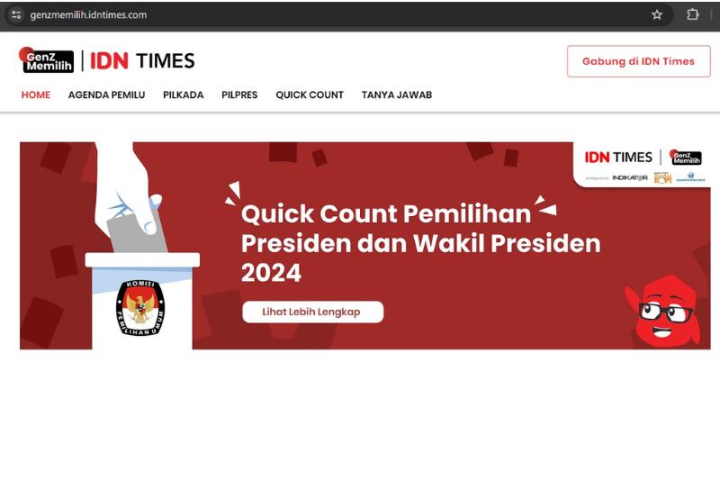 Ayo Kawal Pemilu! Ini Cara Cek Quick Count Pemilu 2024