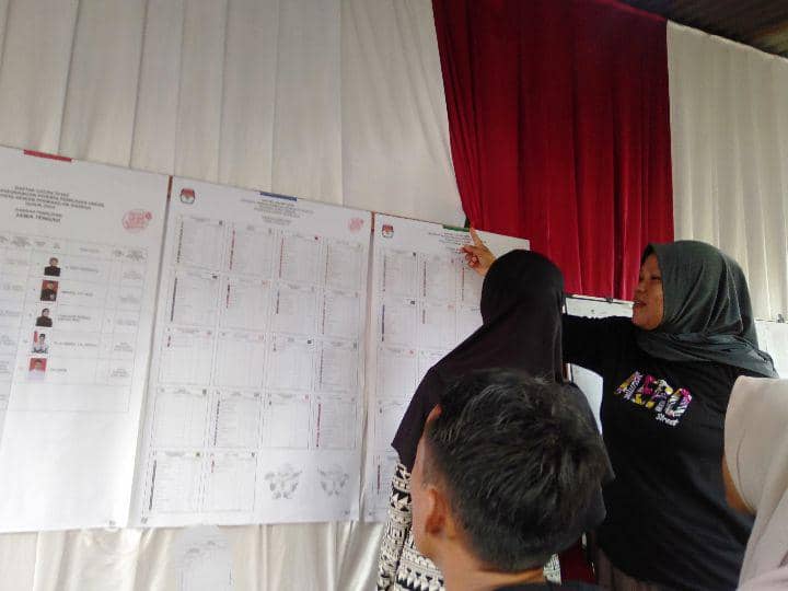 Pelaksanaan pemilu di TPS 15, Dusun Rejamulya, Desa Malabar, Cilacap (dok.pribadi/Nunung Nuraeni)