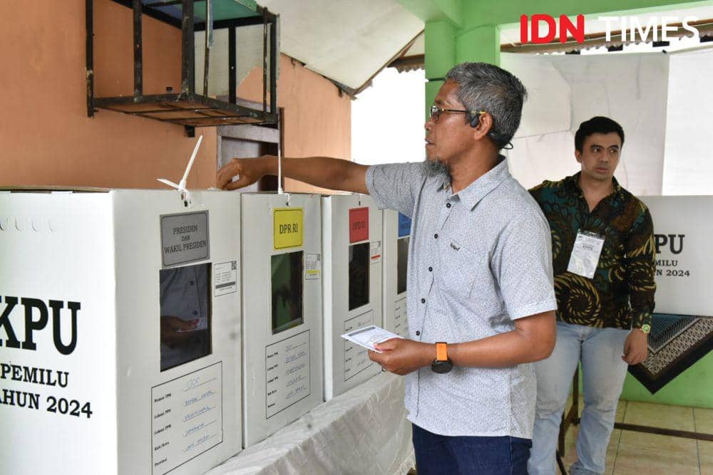 Sekda Jateng Klaim Warga Tetap Antusias di Pemilu 2024 Meski Hujan