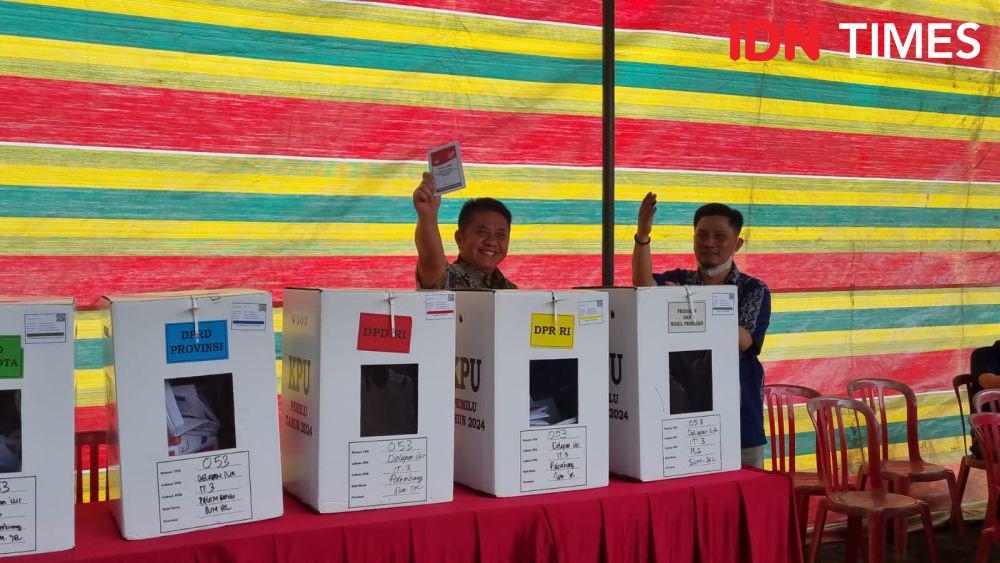 Pasangan AMIN Menang Tipis di TPS Herman Deru