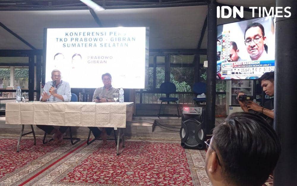 Ketua TKD KIM Sumsel Mawardi Yahya (IDN Times/Rangga Erfizal)