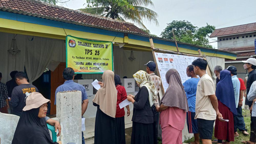 TPS 25 Kaliasin Tangerang Tetap Kondusif Meski Tenda Sempat Roboh