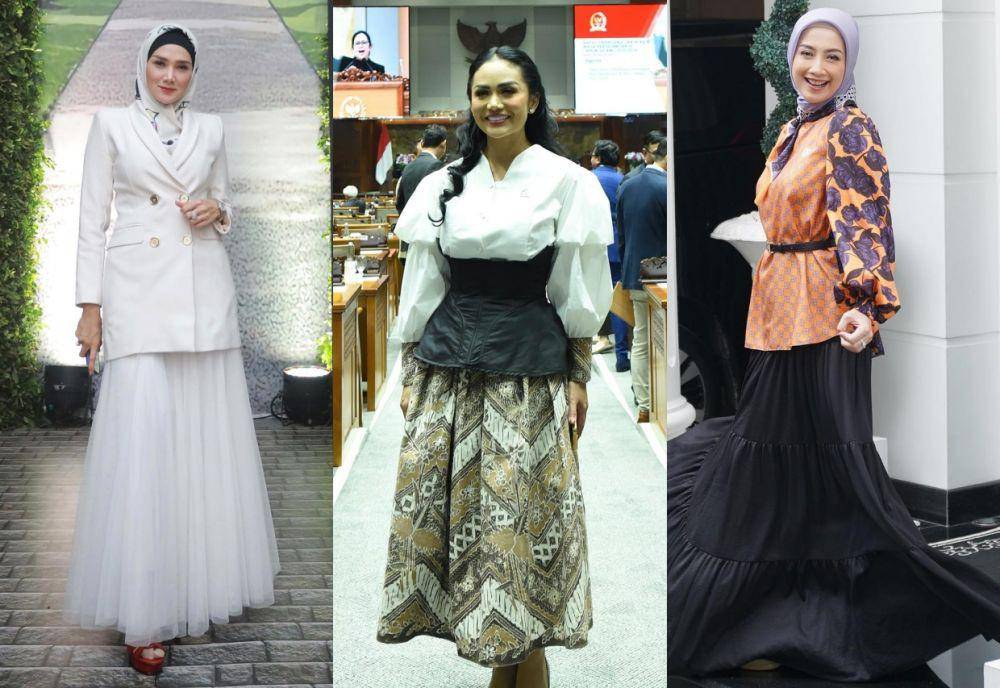 gaya artis yang nyaleg 2024 (instagram.com/mulanjameela1 | instagram.com/krisdayantilemos | instagram.com/desyratnasariterdepan)