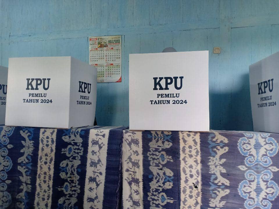 Suasana Pemilu di Dusun Nglarug (dok.pribadi/Alma S)