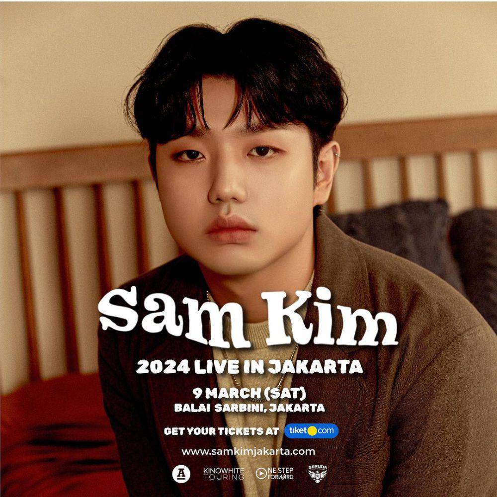 poster resmi konser Sam Kim di Jakarta (instagram.com/onestepforward.id)