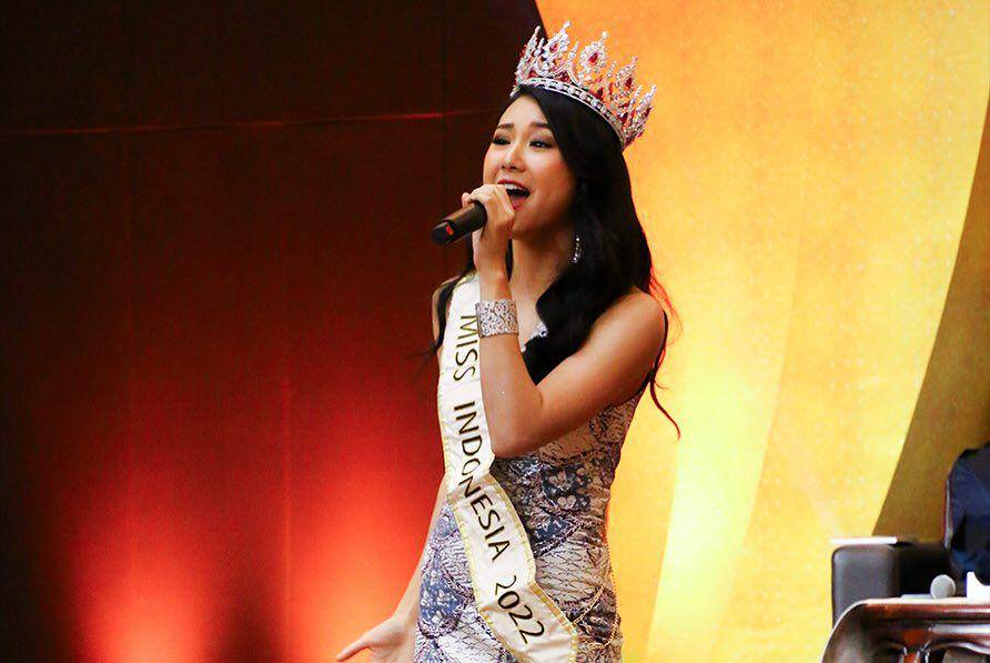 Acara Konferensi Pers Keberangkatan Audrey Vanessa ke Ajanng Miss World ke-71 (Instagram.com/missindonesia)