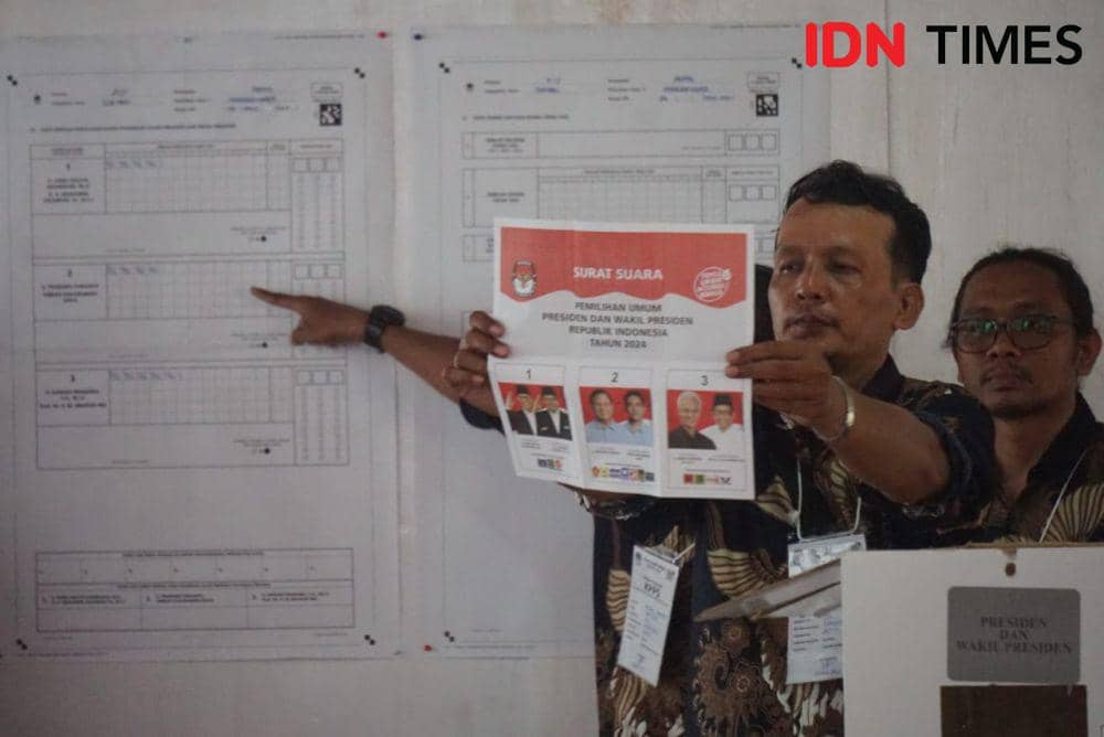 Ganjar-Mahfud Unggul di TPS Tempat Nyoblos Mahfud MD