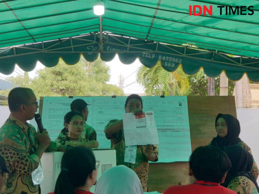 Ganjar Unggul di TPS Tempat Emil Mencoblos
