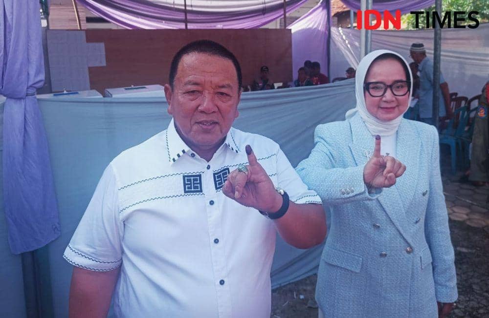 Gubernur Lampung Nyoblos, Butuh Waktu Buka dan Lipat Surat Suara