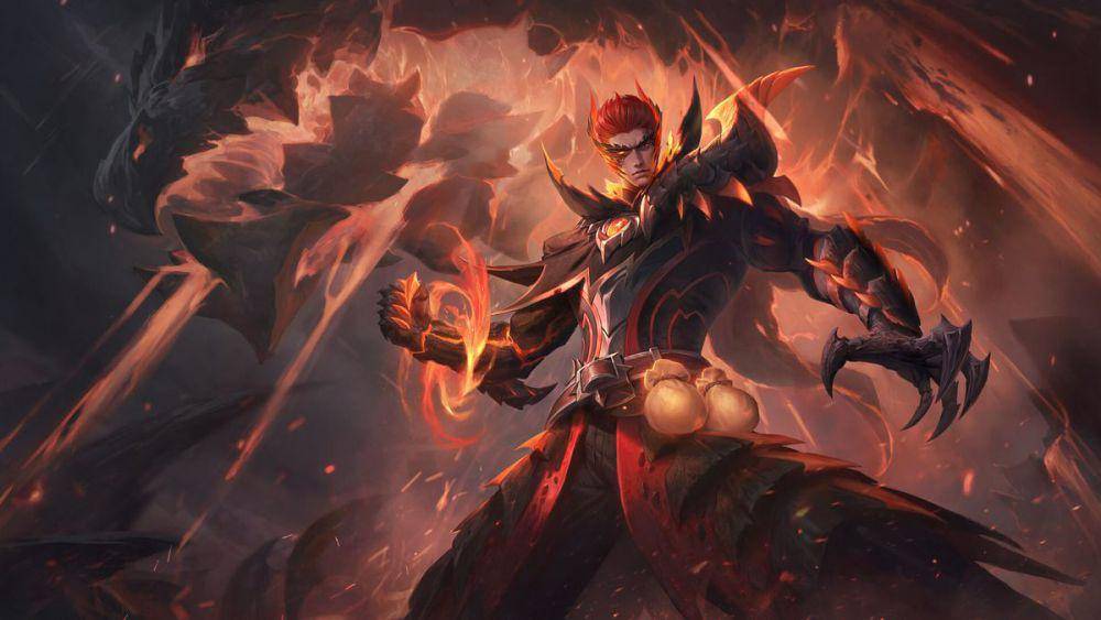 tampilan skin Valir Draconic Flame (dok. Moonton/Mobile Legends)