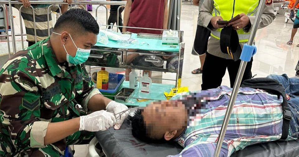 Ketua KPPS TPS 27 Diserang menggunakan sajam (Dok: istimewa)