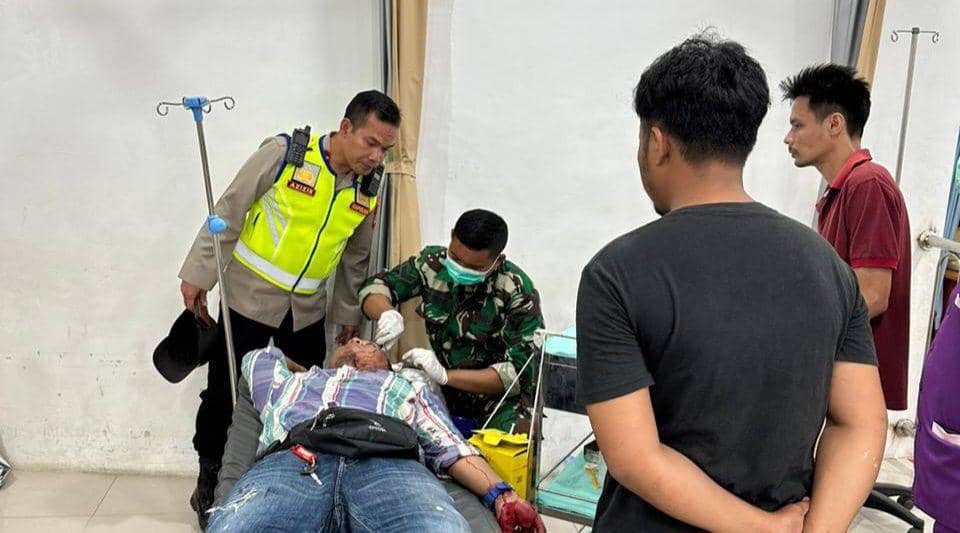 Ketua KPPS TPS 27 Diserang menggunakan sajam (Dok: istimewa)