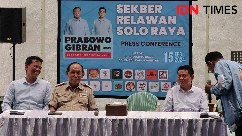 Sekber Relawan Soloraya gelar pertemuan usai Paslon Prabowo-Gibran menang. (IDN Times/Larasati Rey)