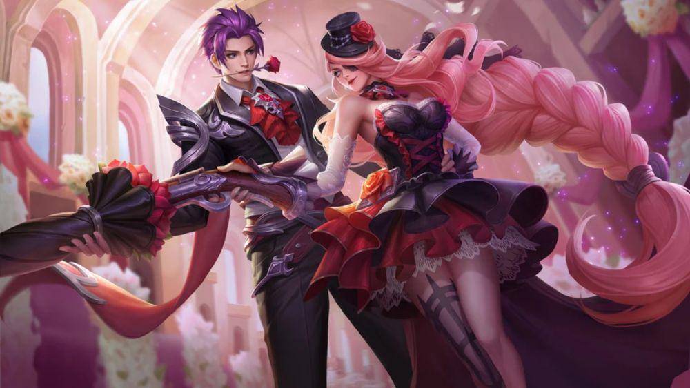 skin valentine Gusion dan Lesley (dok. Moonton/Mobile Legends)