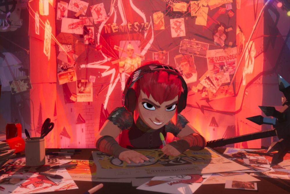 Nimona, karakter utama wanita yang berani dan cerdik (dok. Annapurna pictures/Nimona)