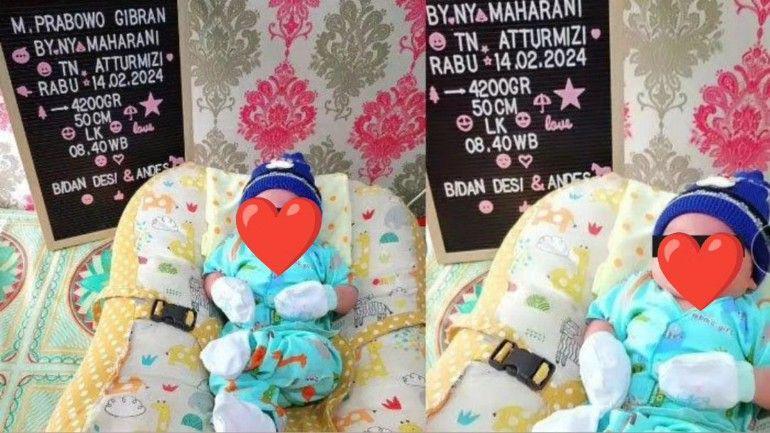 Bayi Lahir Saat Pencoblosan Diberi Nama M. Prabowo Gibran