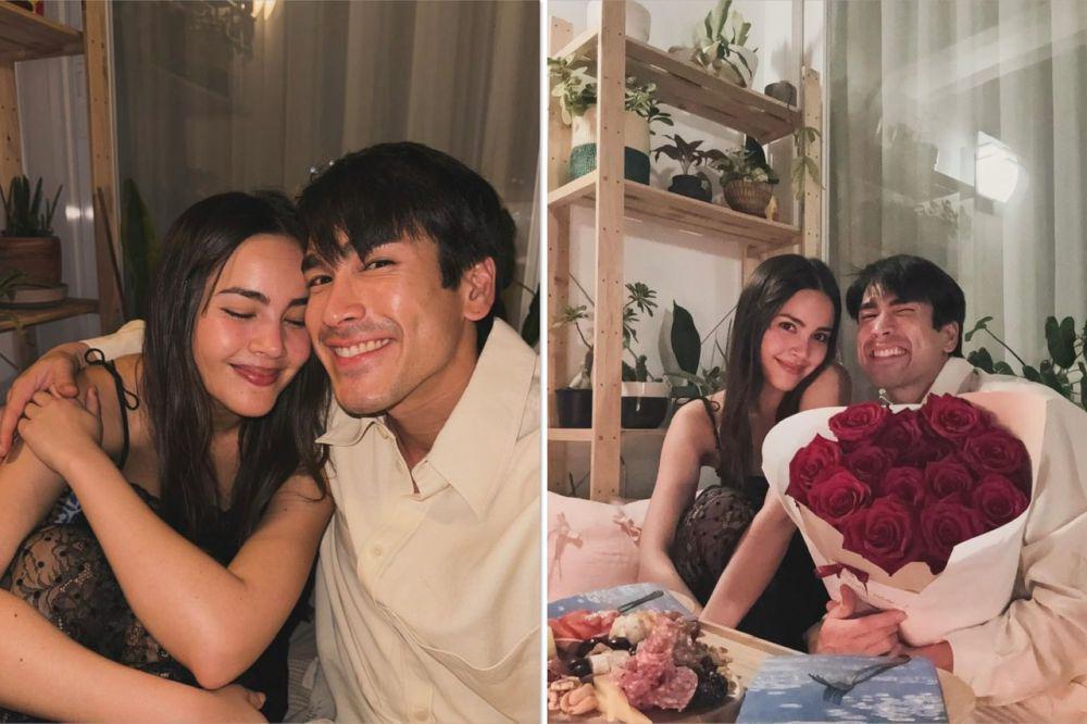 7 Momen Manis Urassaya Sperbund dan Nadech Rayakan Valentine di Rumah