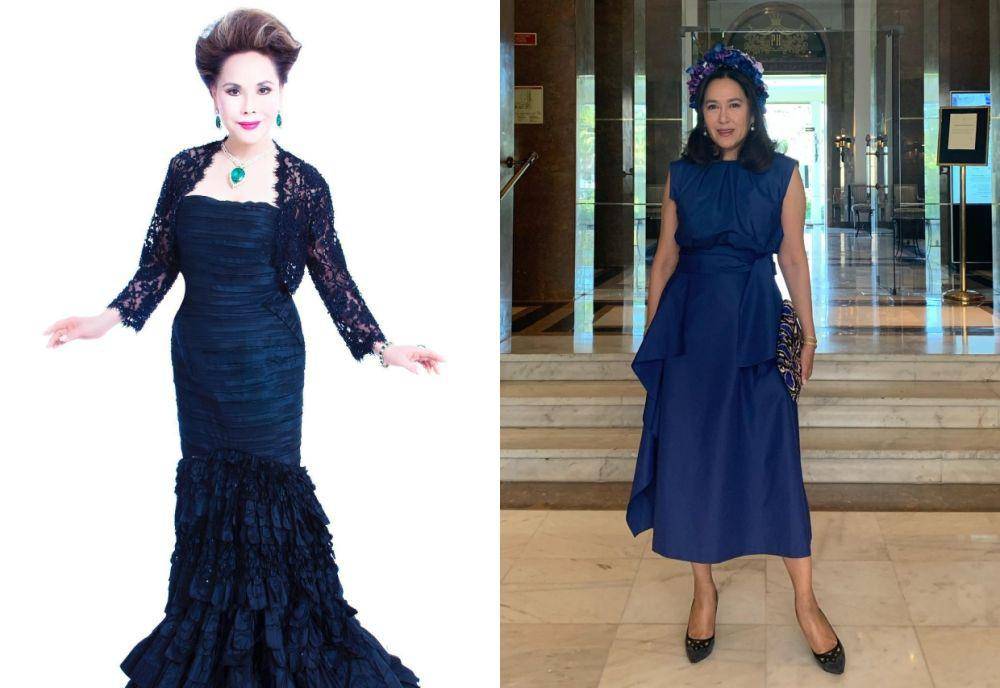 adu gaya Ratna Sari Dewi vs. Kartika (instagram.com/dewisukarnoofficial | instagram.com/kartinasoekarnofoundation)