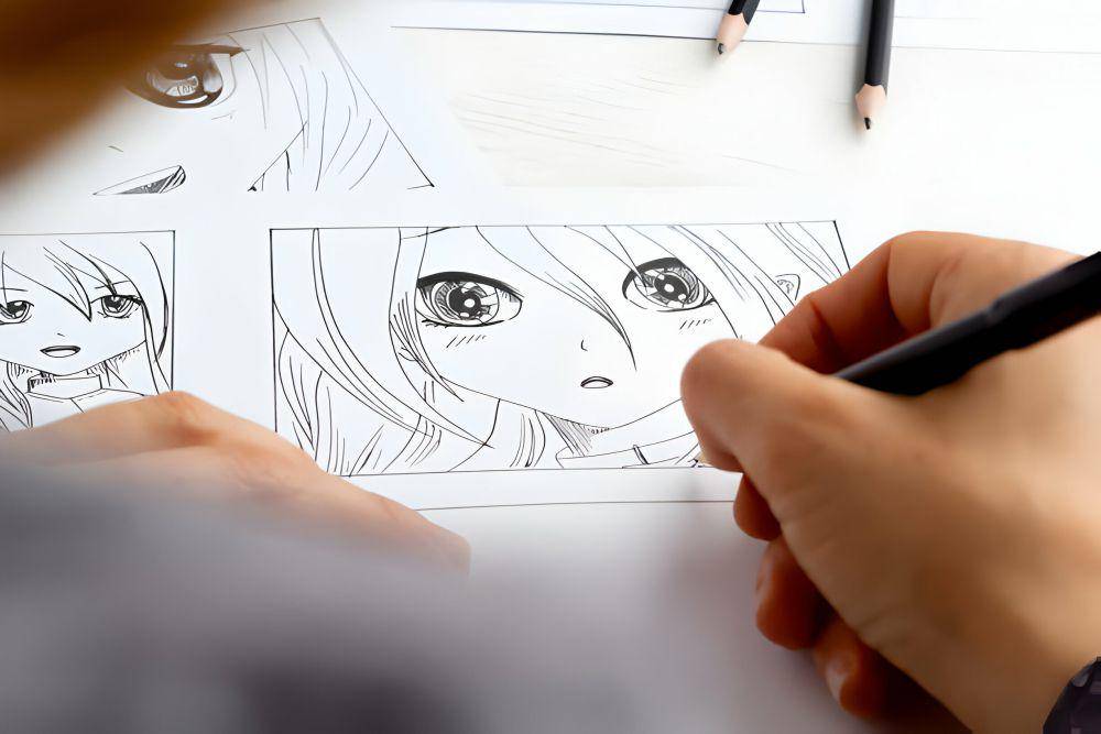 ilustrasi kelas seni manga (istockphoto.com/Oleksandr Todorov)