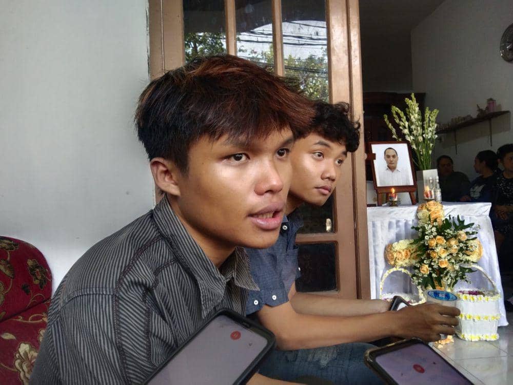Anak pertama korban, Daniel Agista. (IDN Times/Rizal Adhi Pratama)