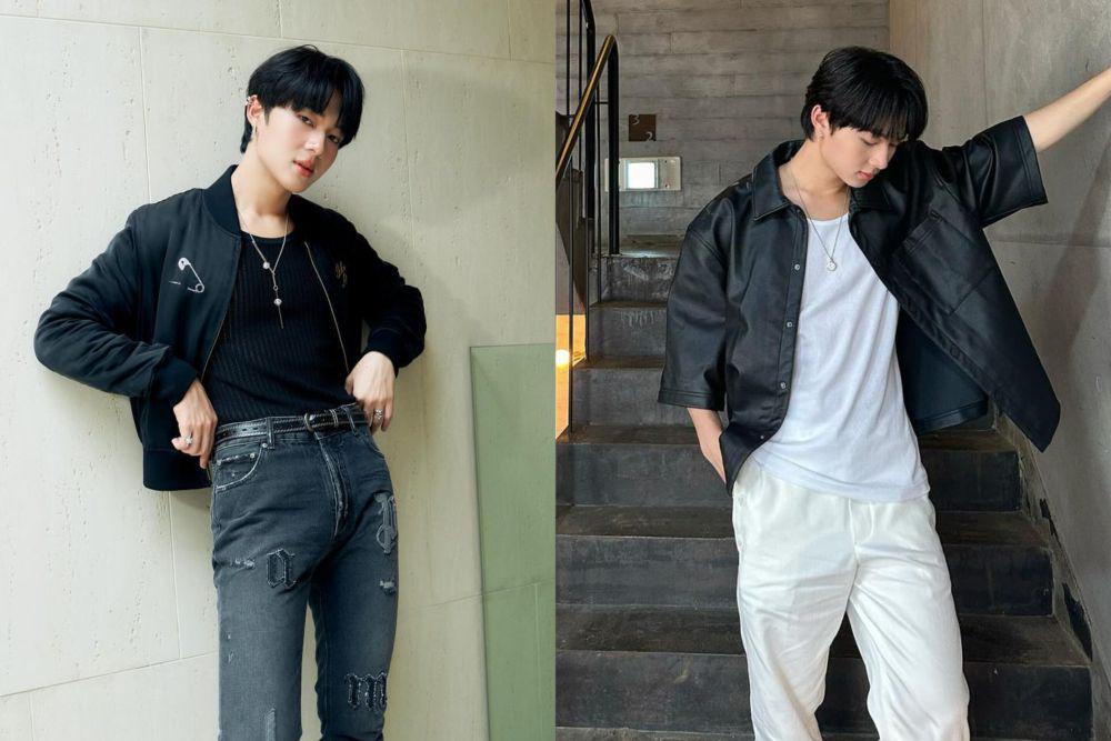 8 Inspirasi Outfit Hitam ala NuNew Chawarin, Stylish dan Keren!