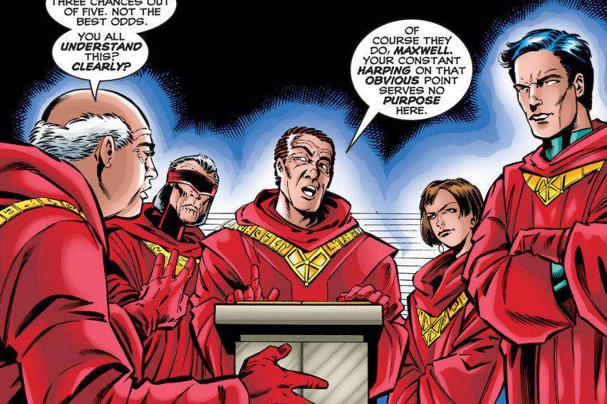 Madame Web dalam ritual perkumpulan (dok. Marvel Comics/The Gathering of Five)