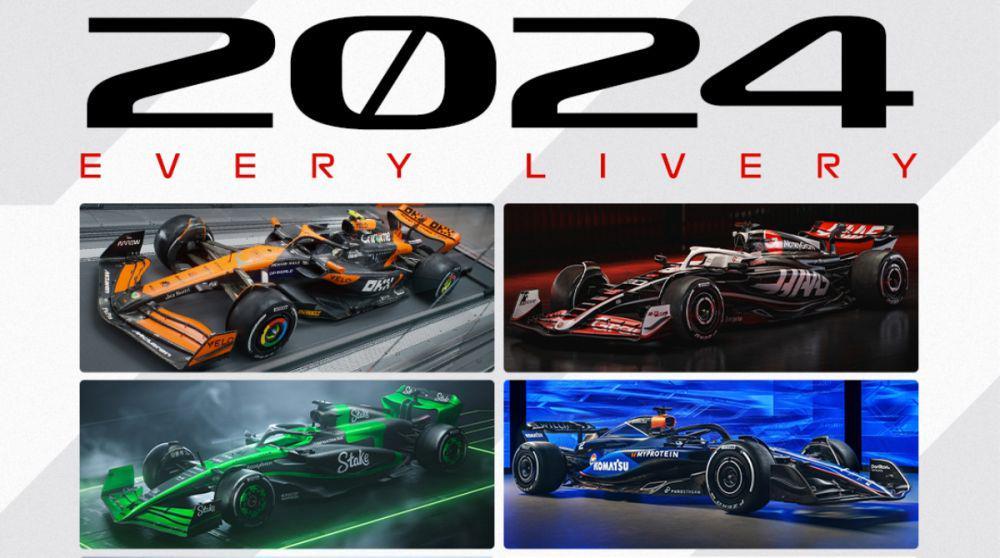 10 Potret Livery Tim Formula 1 untuk Musim 2024