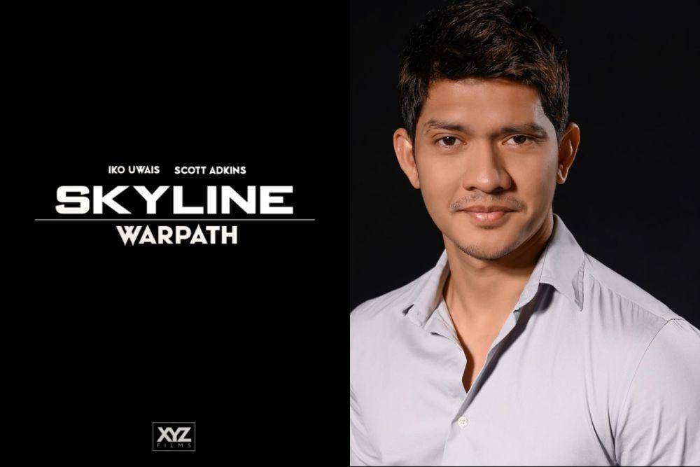 poster film Skyline: Warpath dan aktor Iko Uwais (dok. XYZ Films/Skyline: Warpath) | (instagram.com/iko.uwais)