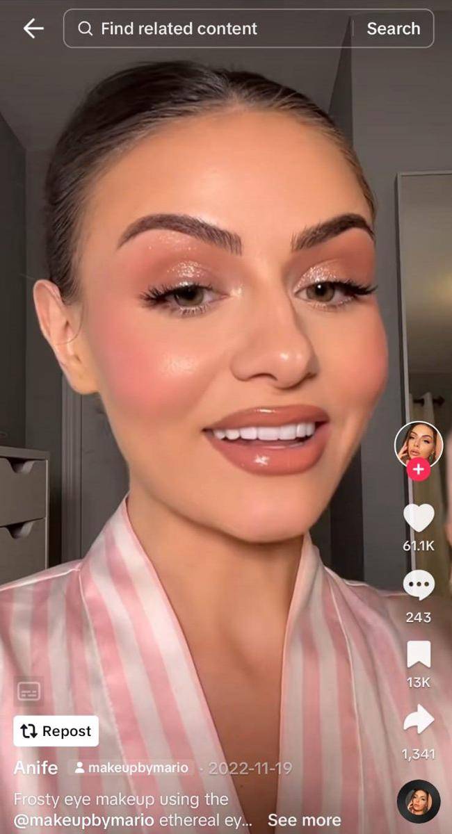 Final make up look(Tiktok.com/Anife)