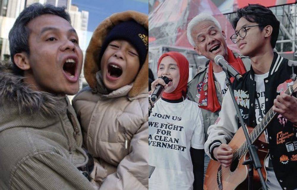 potret dekat Alam Ganjar dan ayahnya (x.com/alamganjar14)