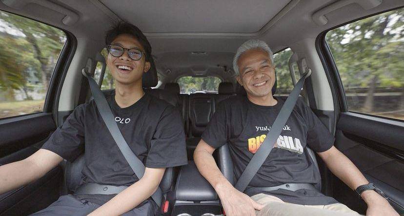 potret dekat Alam Ganjar dan ayahnya (Instagram.com/alamganjar)