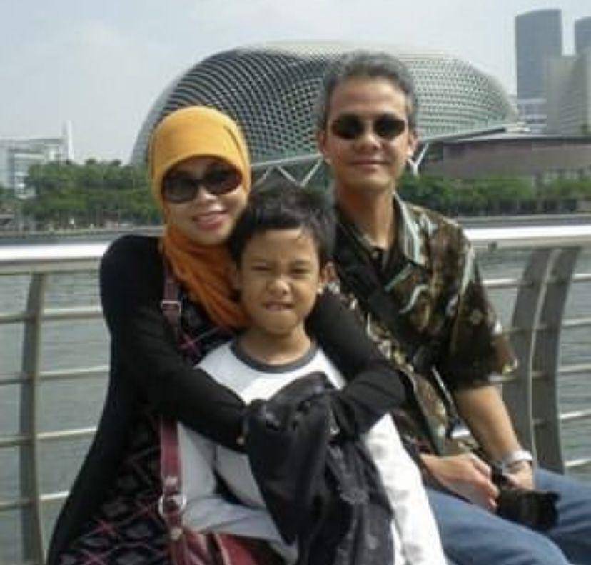 potret dekat Alam Ganjar dan ayahnya (Instagram.com/alamganjar)