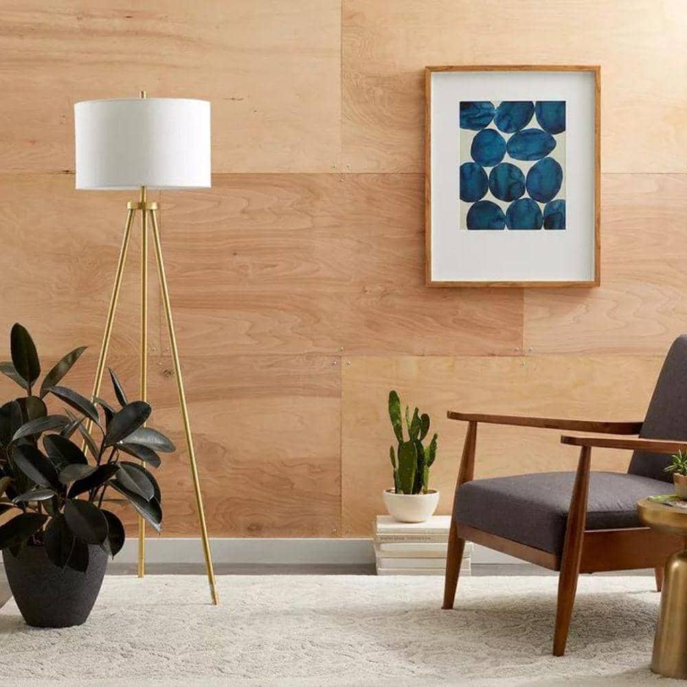 ilustrasi dinding aksen untuk ruang tamu (bhg.com)