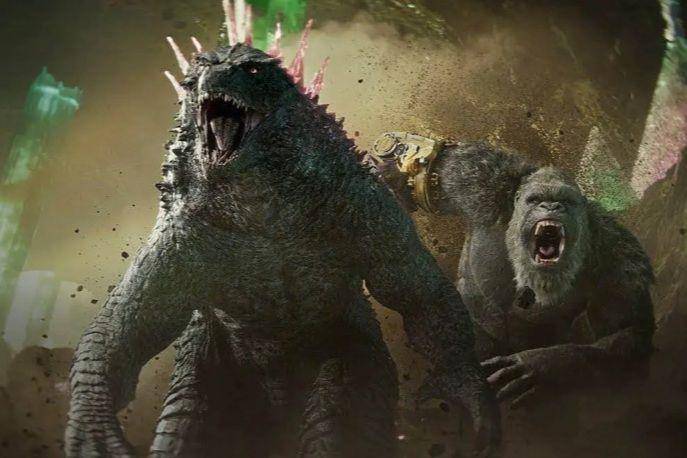 adegan dalam film Godzilla x Kong: The New Empire (dok. Legendary Pictures/Godzilla x Kong: The New Empire)