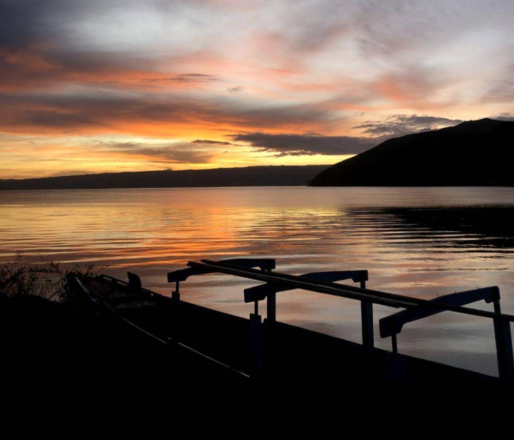 Pesisir Danau Toba di kawasan desa Bonan Dolok (dok.Difa Mulia)