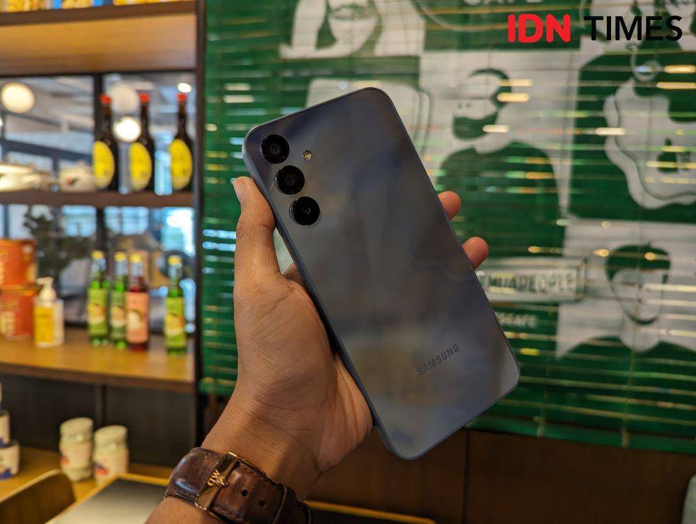 Samsung Galaxy A15 (IDN Times/Misrohatun)