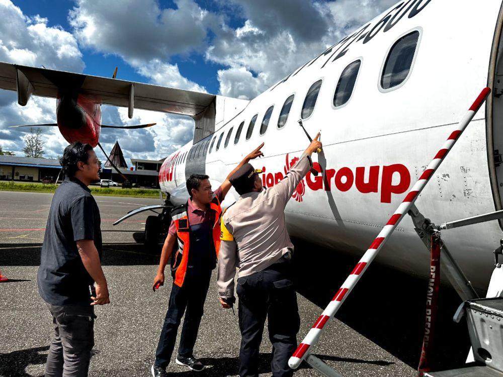 Pesawat Wings Air Ditembak KKB di Yahukimo