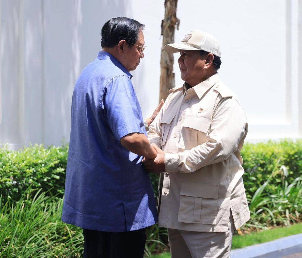 Ucapkan Terima Kasih, Prabowo Bernostalgia dengan SBY di Pacitan