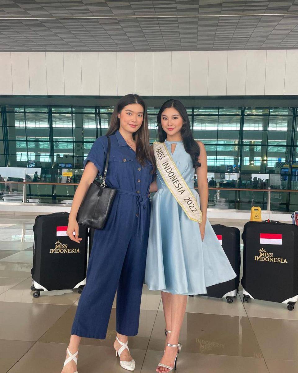 Potret Keberangkatan Audrey Vanessa ke India untuk Miss World ke-71 (Instagram.com/bunda.latinas)