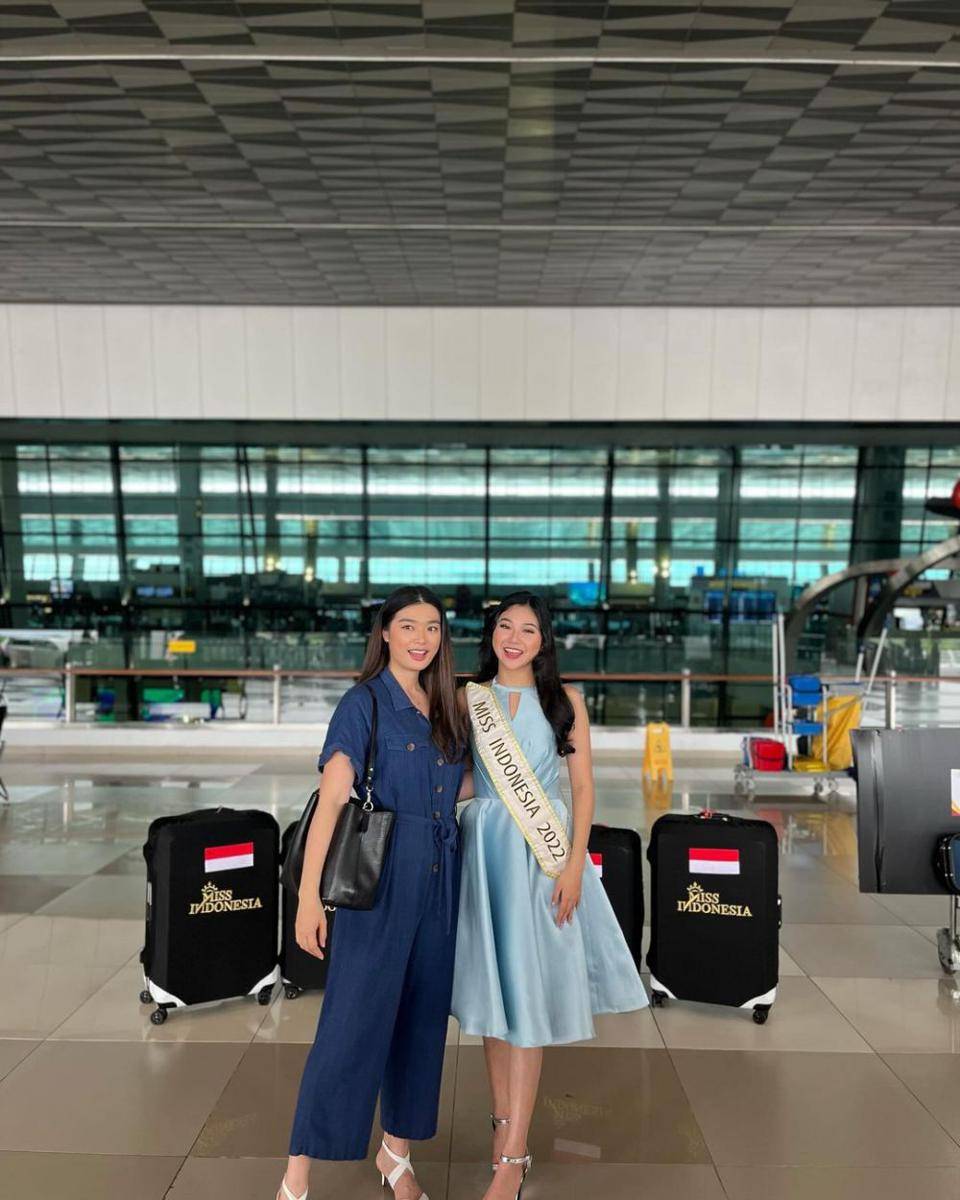 Potret Keberangkatan Audrey Vanessa ke India untuk Miss World ke-71 (Instagram.com/dpidamuofficial)