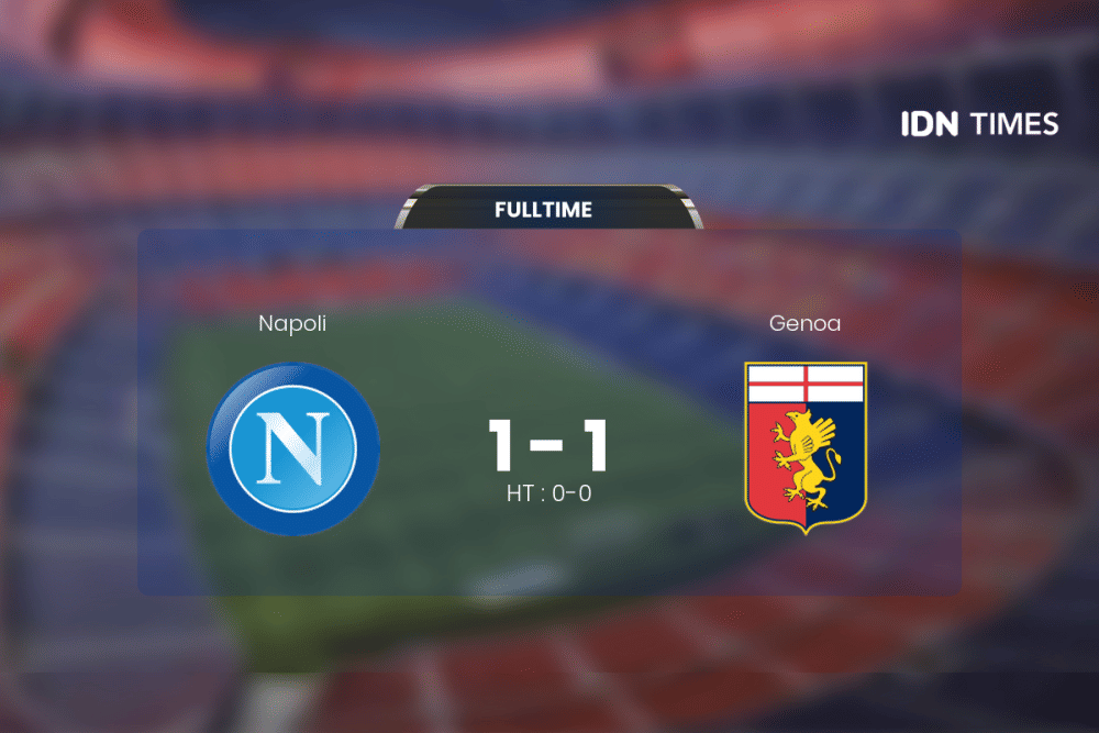 Duel Napoli Vs Genoa Berakhir Antiklimaks